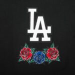 Los Angeles Dodgers Wave & Roses Hoodie -Mens - 图片 5