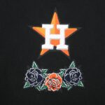 Houston Astros Wave & Roses Hoodie-Mens - 图片 5