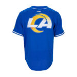 Los Angeles Rams Mesh Button Down Shirt - Mens - 图片 4