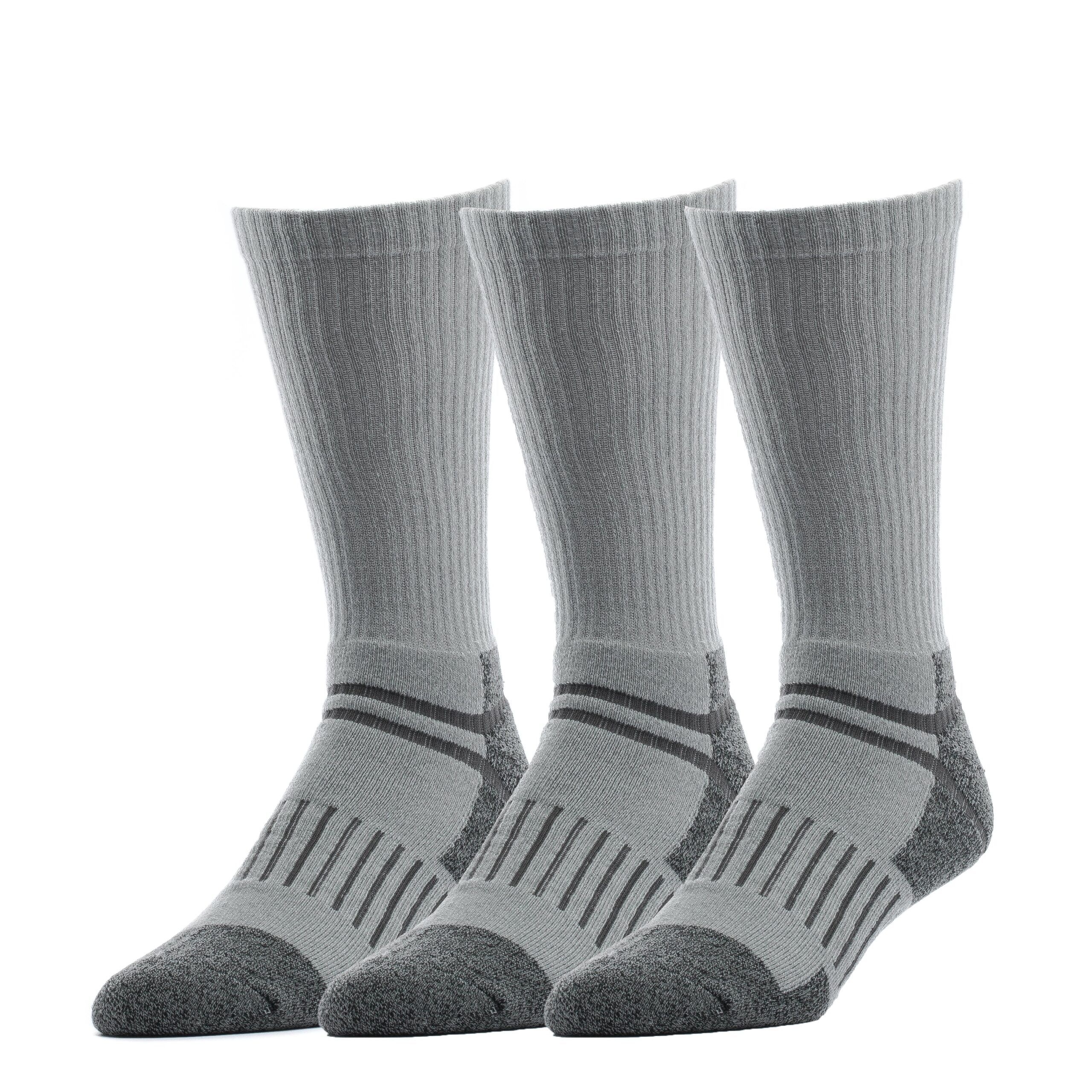 f22aaba918c9d0c13da14fffe68c24f5c4e62f17 3 Pack Large Work Steel Toe Crew - 图片 1