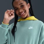 Club Fleece Boxy Crew - Youth - 图片 4