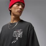 MJ Oversized Graphic Crew -Mens - 图片 4