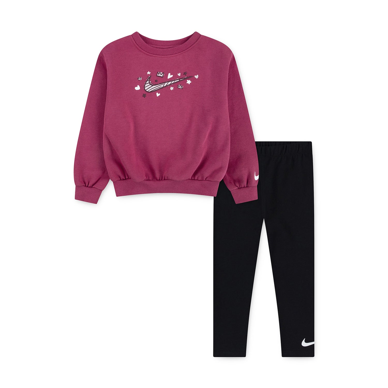 Essentials AOP Crew Set - Kids