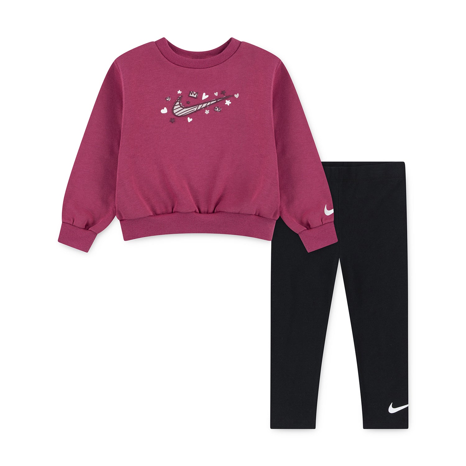 Essentials AOP Crew Set - Toddler