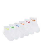 6 Pack Toddler Swoosh Ankle Sock - 图片 2